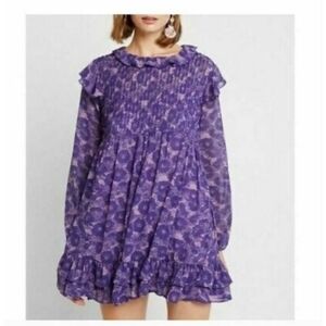 Free People Violet Baby Doll Dress